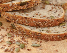 grains bread pumpkin seed