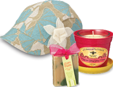 momgifts hat soap candle