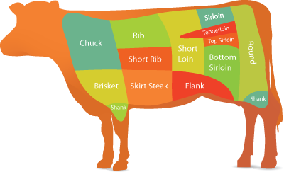 cow cutsofbeef