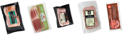 five top bacons