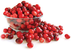 cranberries bowl spilling