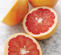 grapefruit sliced marble
