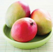 mangoes ripe bowl