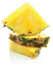 pineapple slice stacked