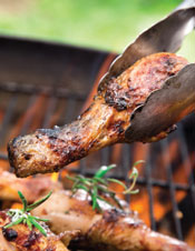 chicken leg grilled