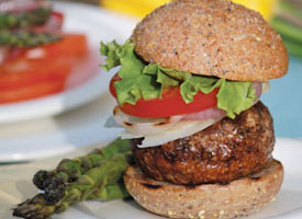 lamb slider burger