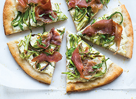 lemon ricotta pizza