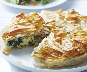 springform spanakopita