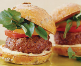two meat sliders