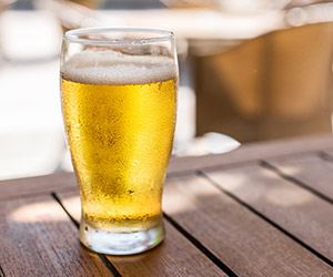 light beer outdoors