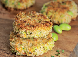 edamame fritters