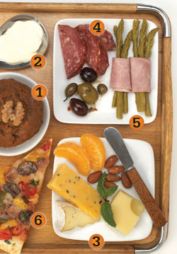 marchmadness snack spread