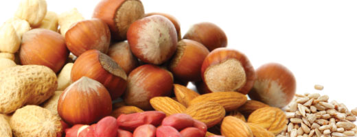 pile of nuts