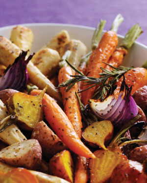 roasting vegetables