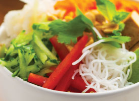 vietnamese noodle bowl