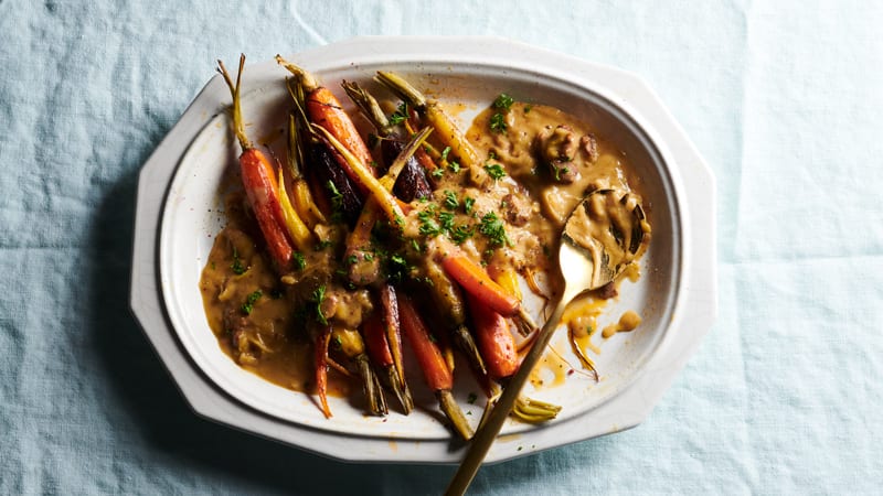 Sherried Leek and Chanterelle Gravy