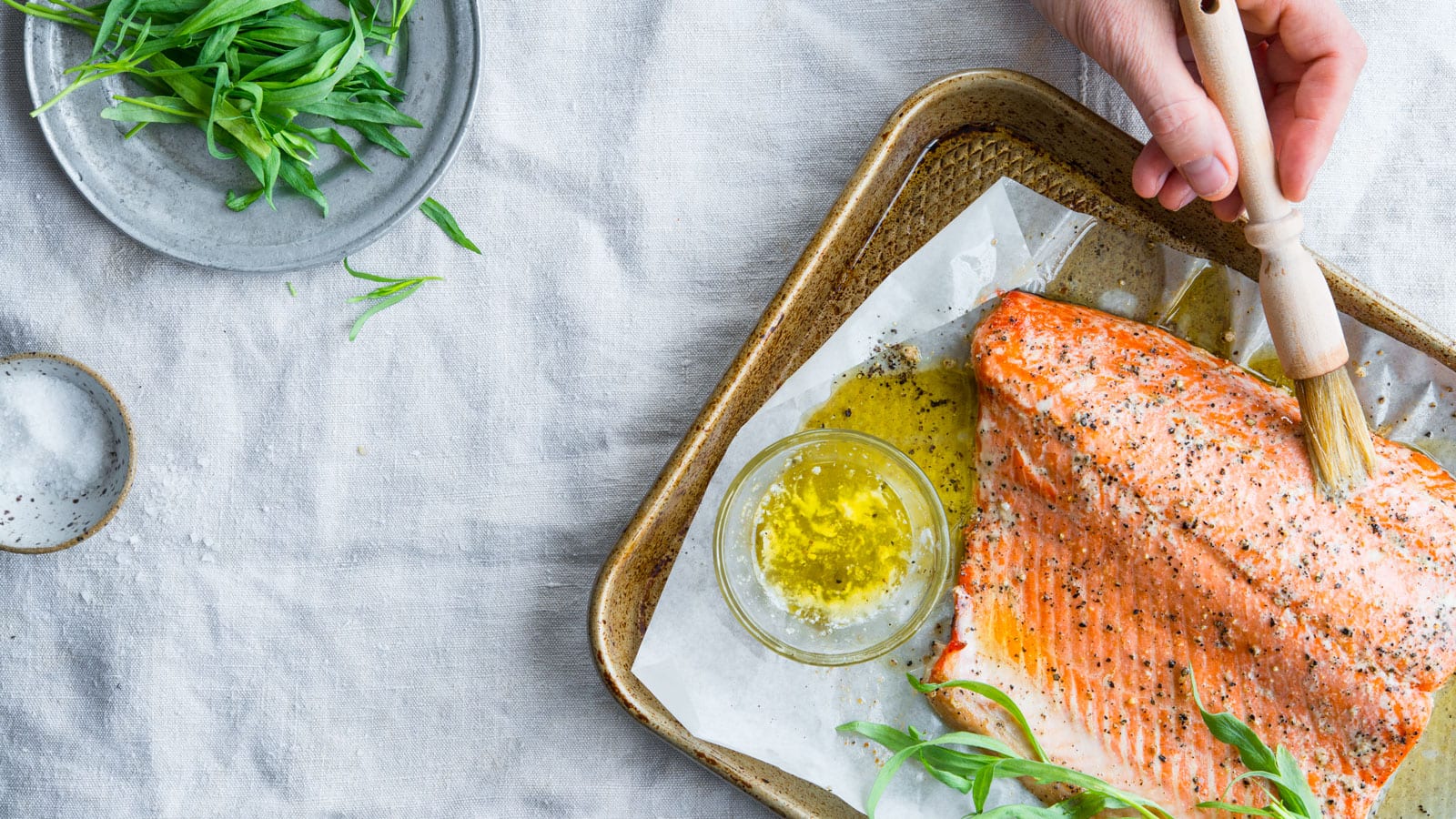 Slow-roasted Salmon