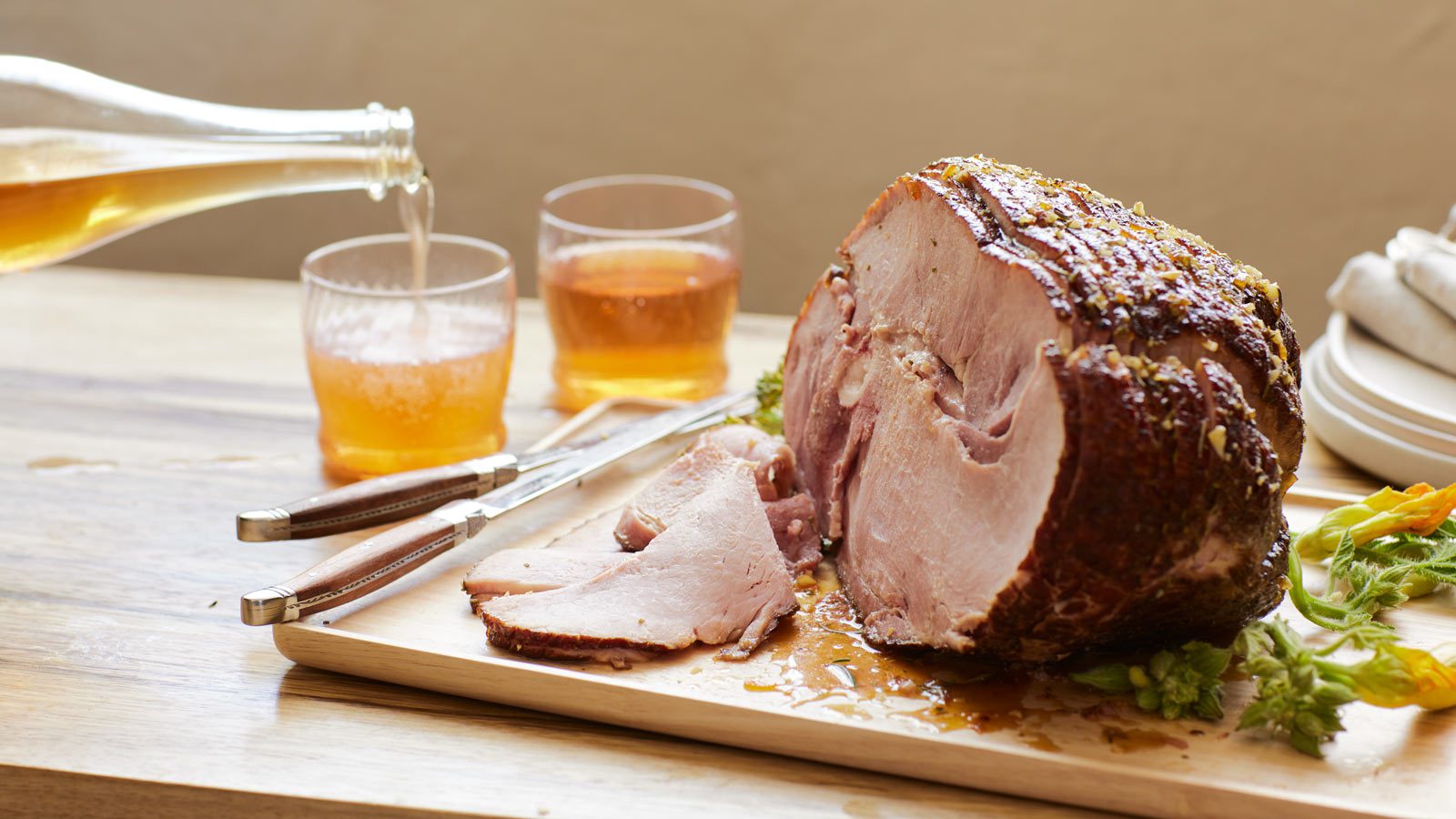 Orange-Rosemary Glazed Ham