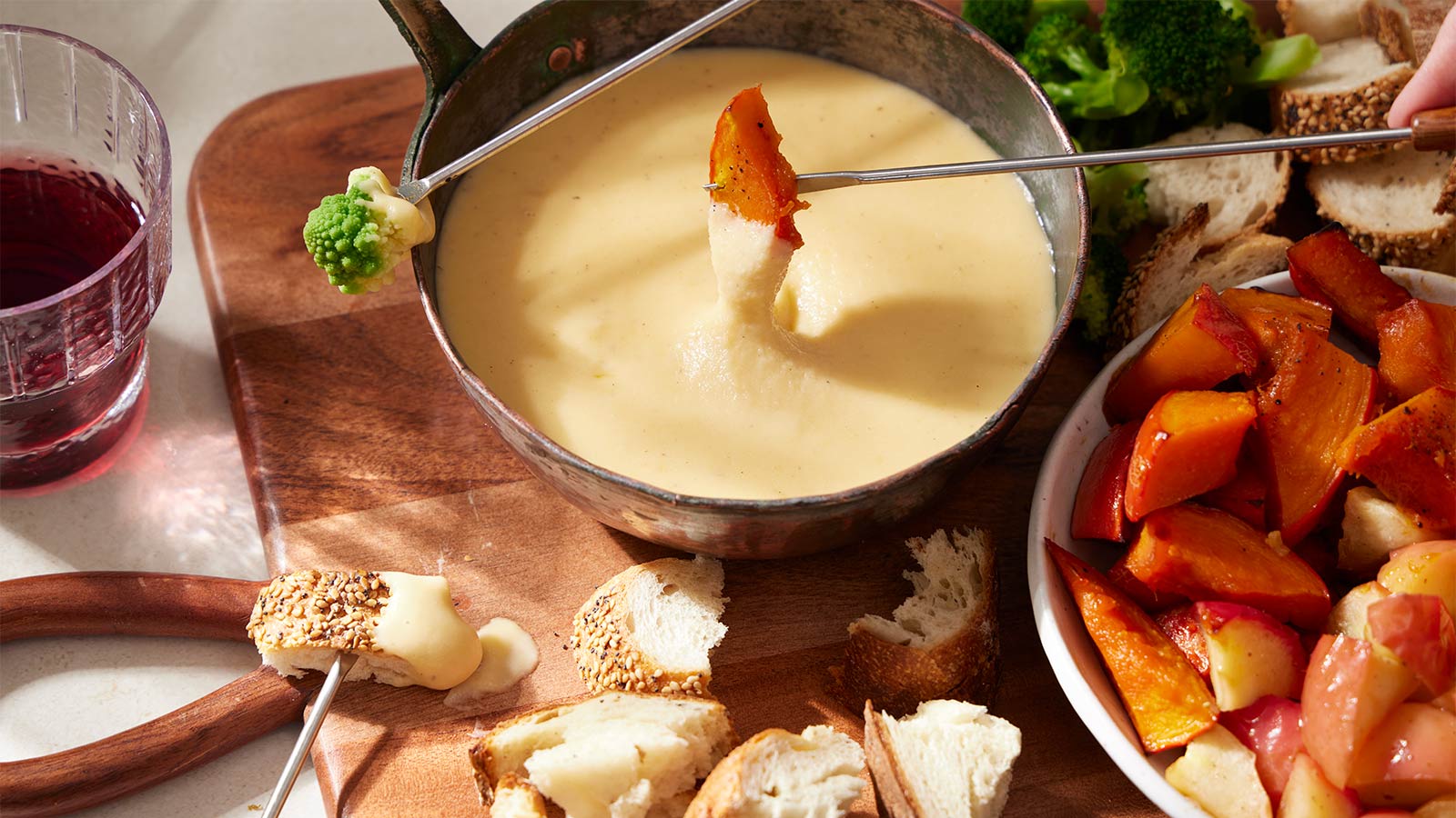 Three Cheese Fondue