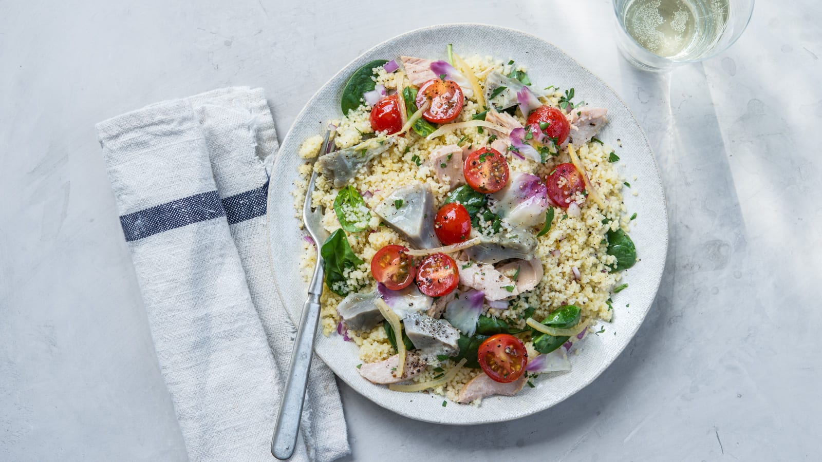 Artichoke and Couscous Salad