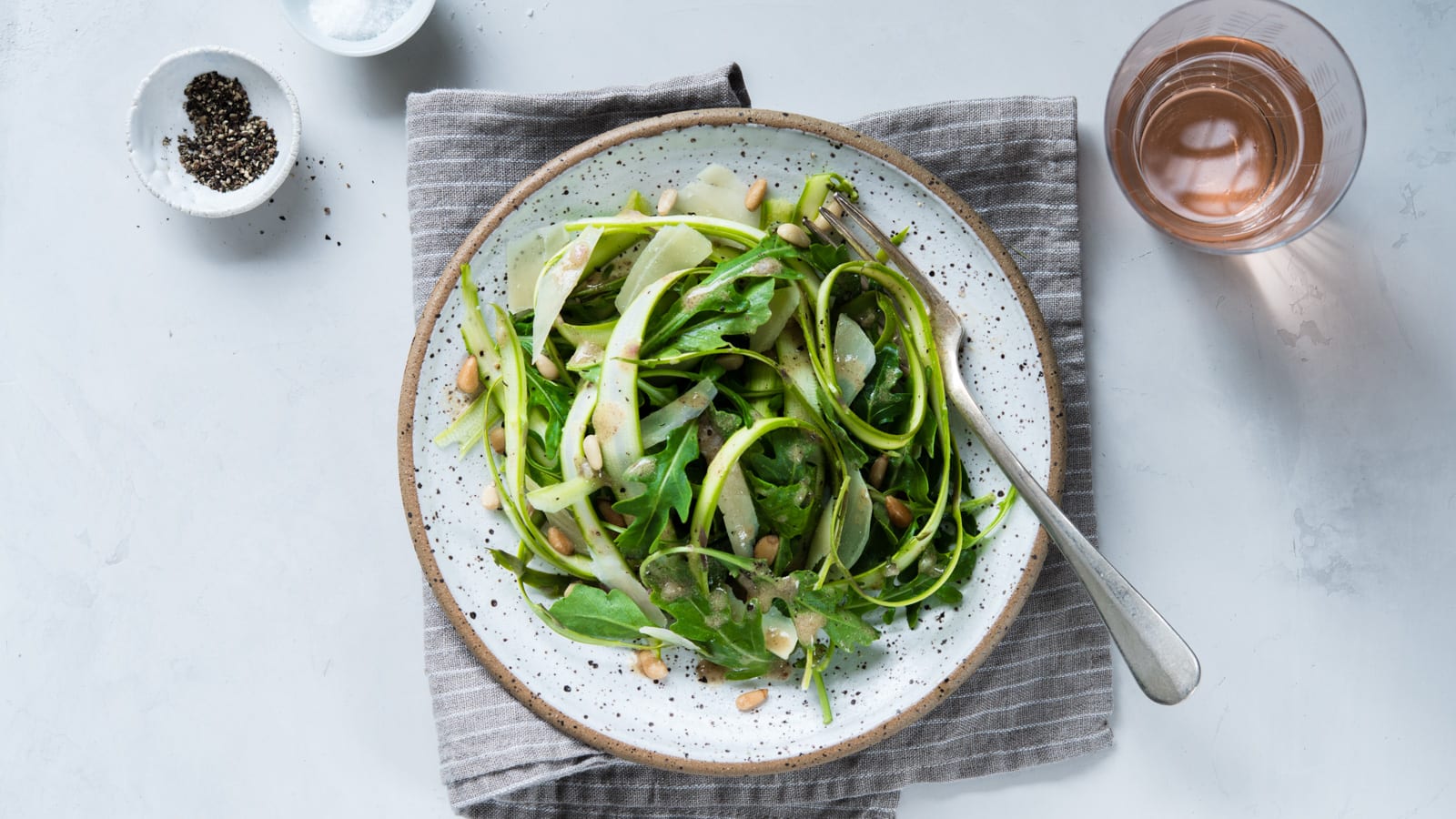 Shaved Asparagus and Arugula Salad