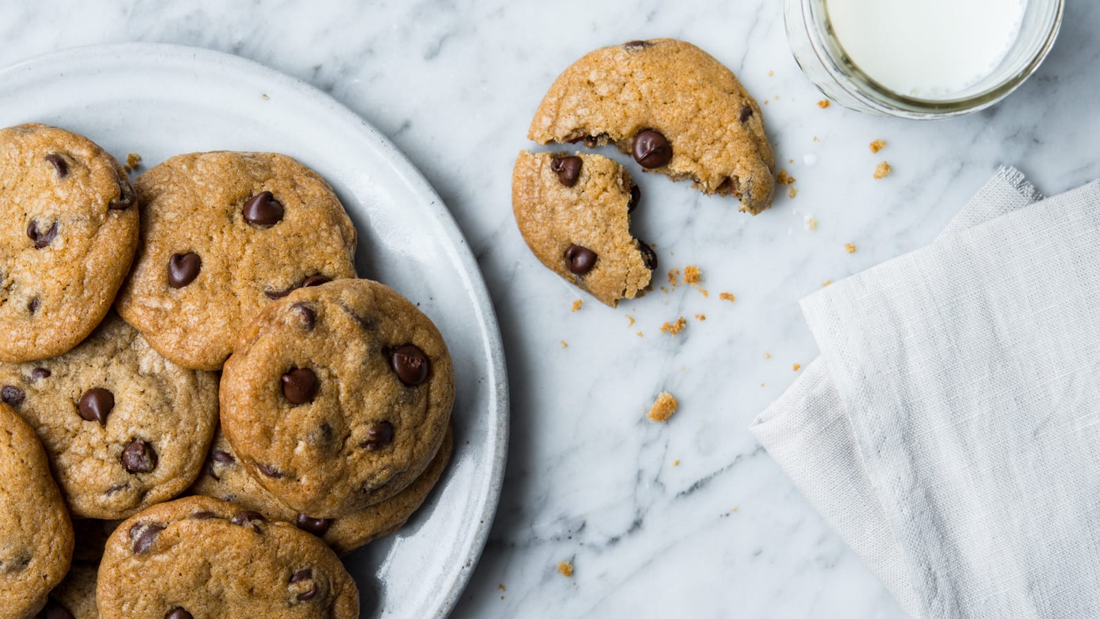 Thick, Chewy Chocolate Chip Cookies