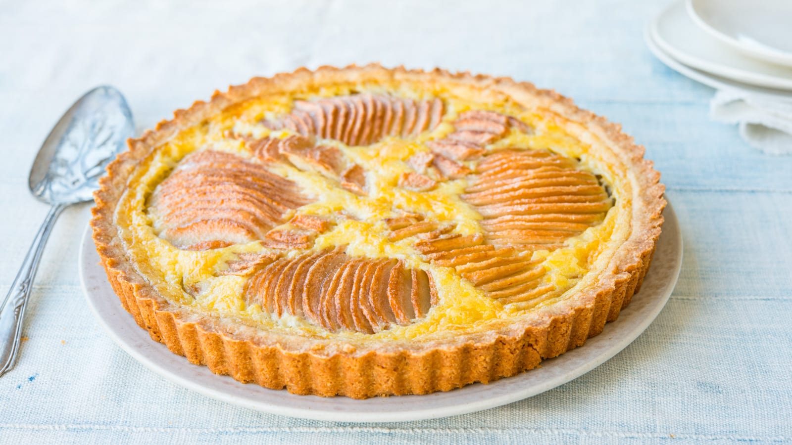 Pear Custard Tart