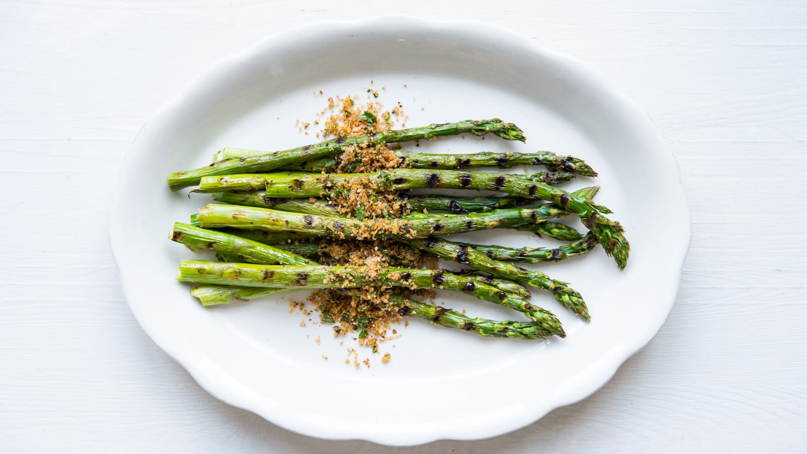 Grilled Asparagus Gremolata
