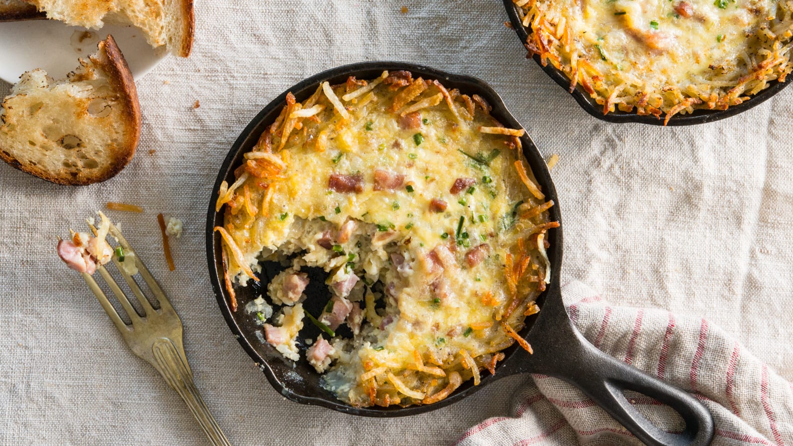 Hash Brown Quiche Lorraine