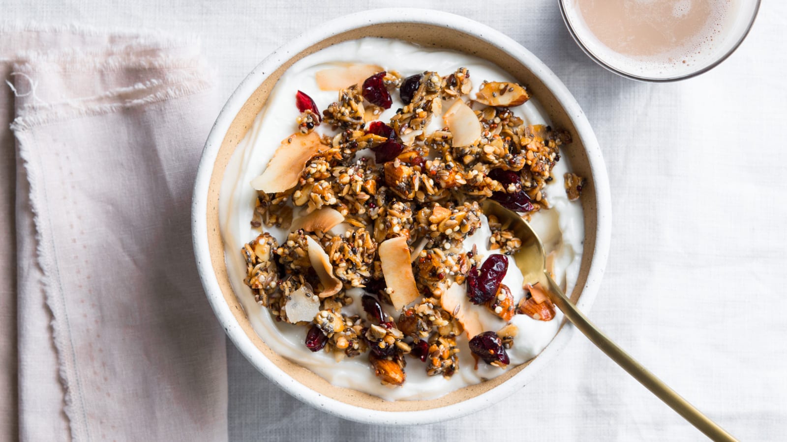 Homemade Quinoa, Coconut and Chia Seed Granola