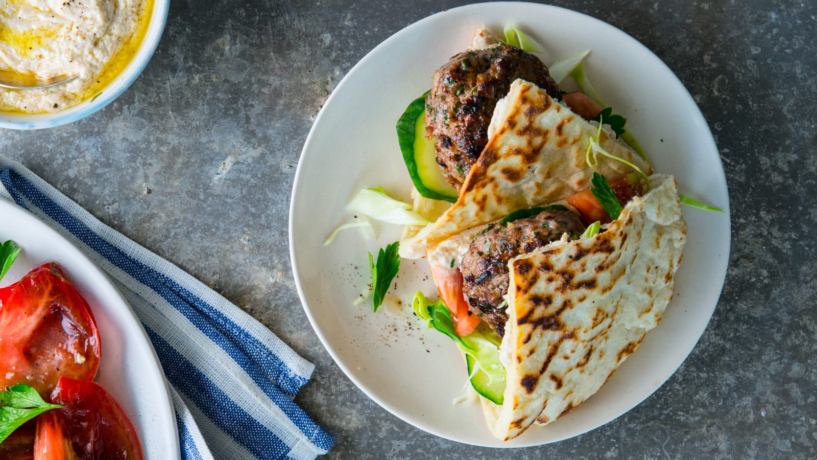 Lamb Slider Pitas