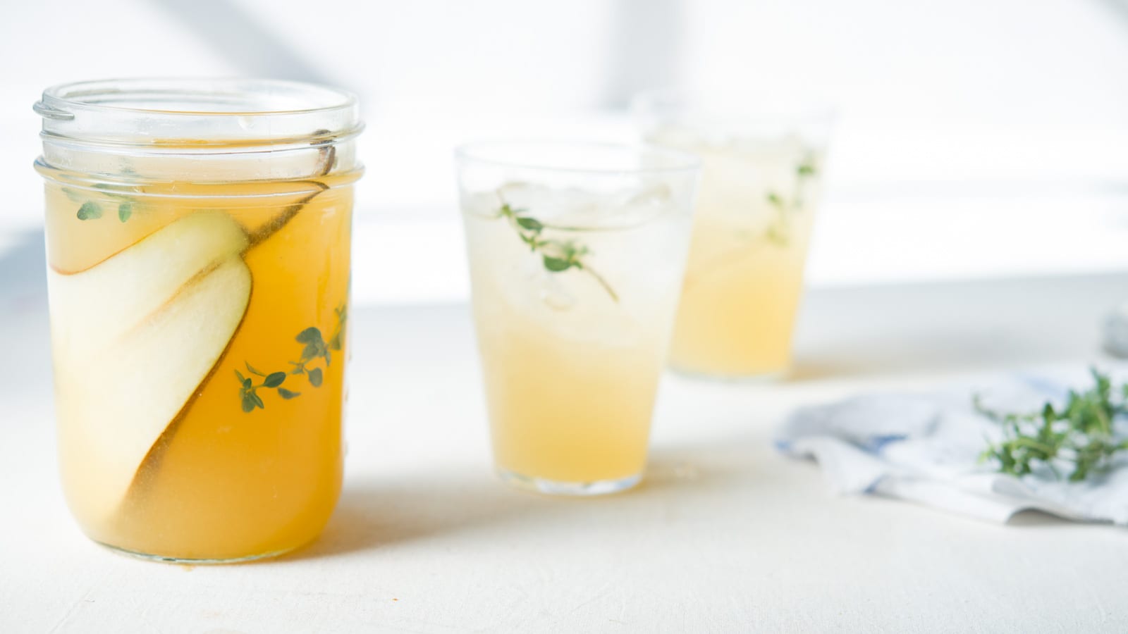 pear fennel shrub drinking vinegar
