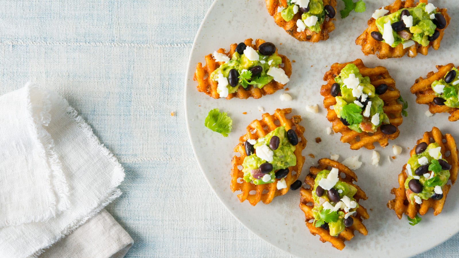 Waffle Fry Nacho Bites