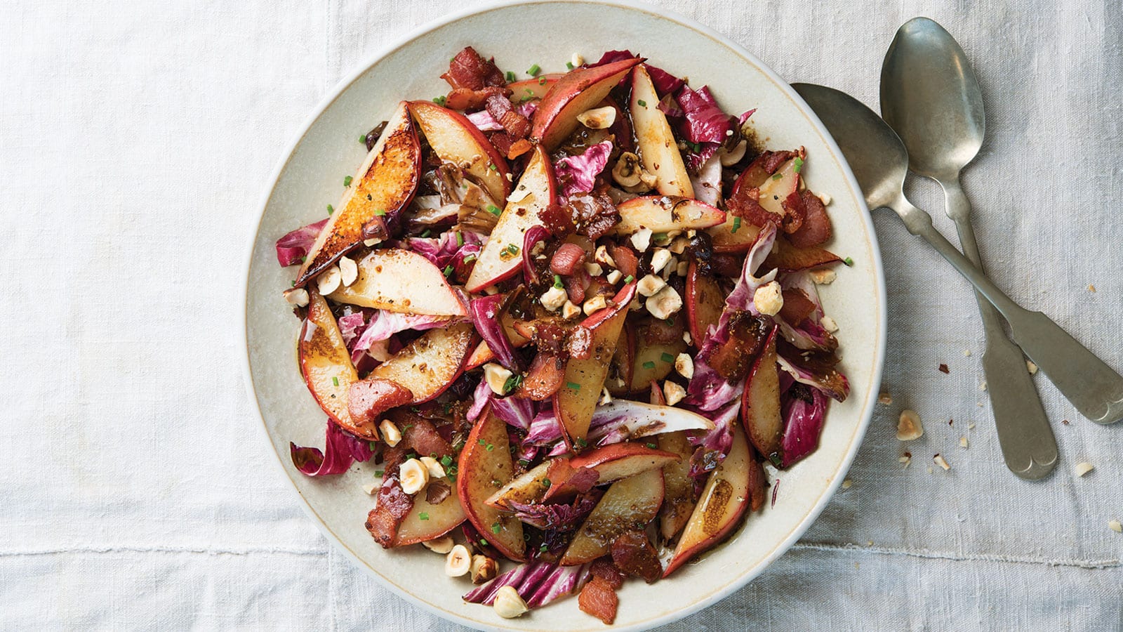 pear and bacon radicchio