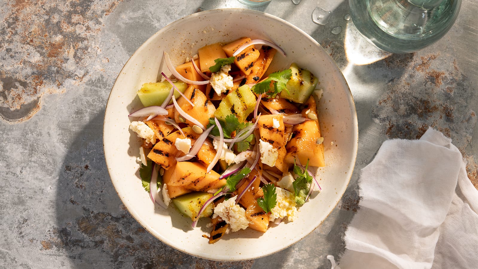 Grilled Melon Salad