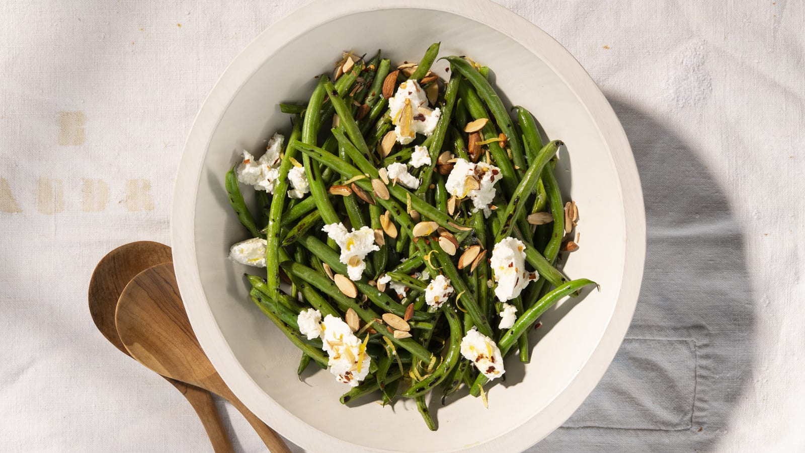 Grilled Green Bean Salad