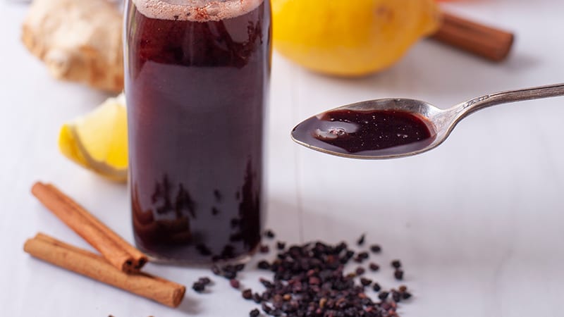 Elderberry syrup