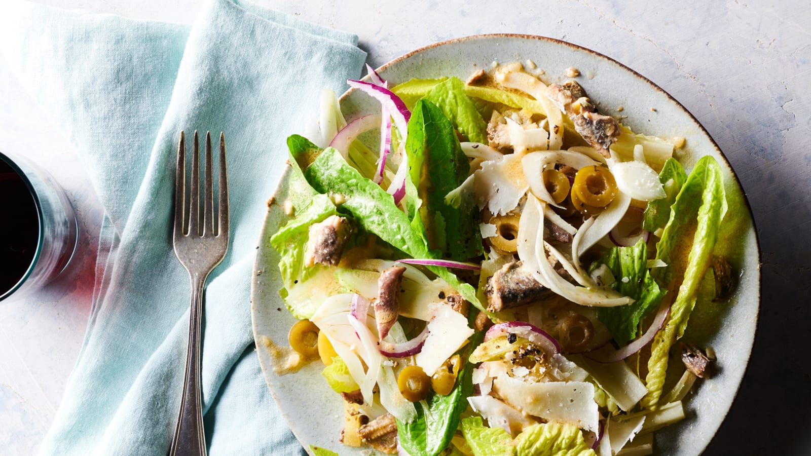 Preserved Lemon and Anchovy Salad with Fennel
