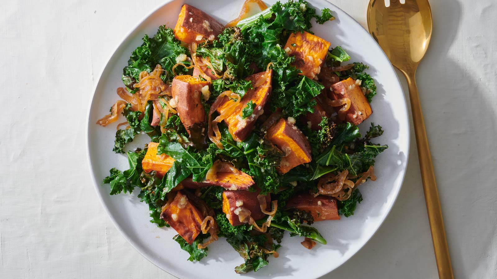 PCC Roasted Yams and Kale