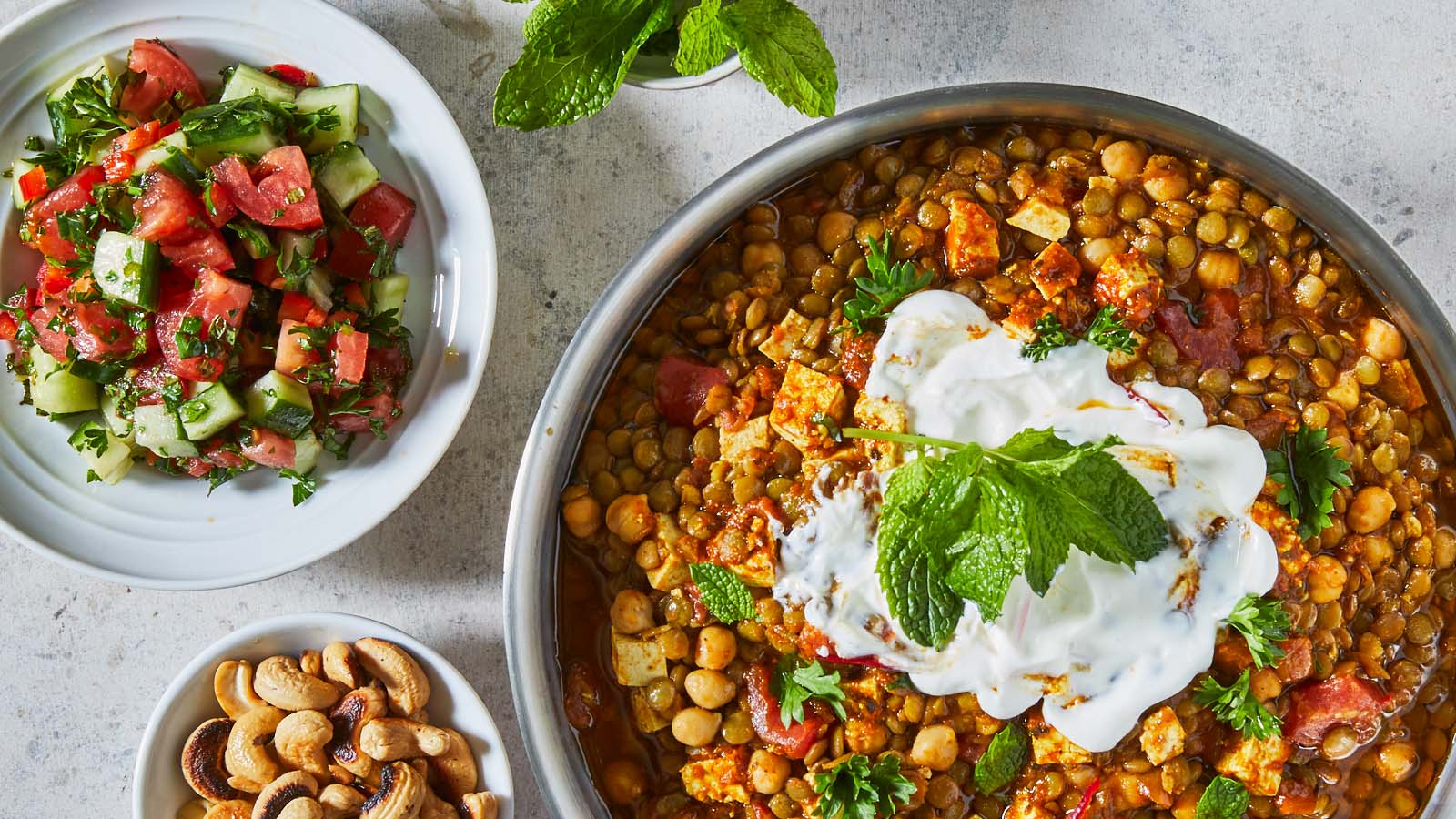 Curried Lentil and Chickpea Stew