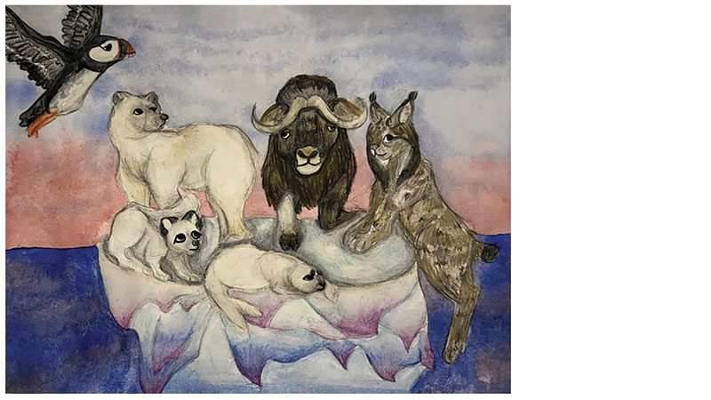 Students hope Arctic art—and a museum exhibit—helps the planet