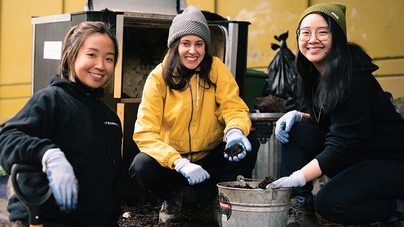 Hyperlocal composting with Restaurant 2 Garden