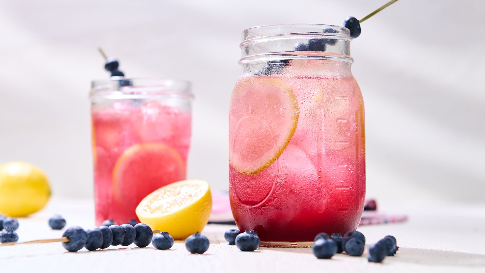Sparkling Blueberry Lemonade
