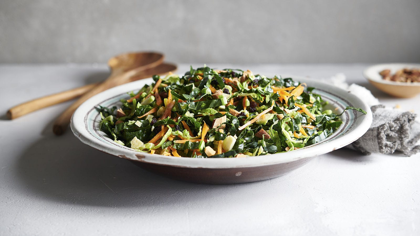 How to prepare kale for salads