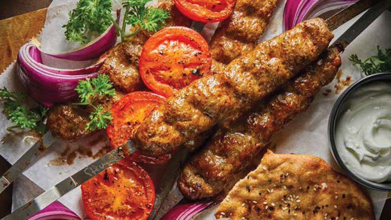 Caspian Chef kebabs
