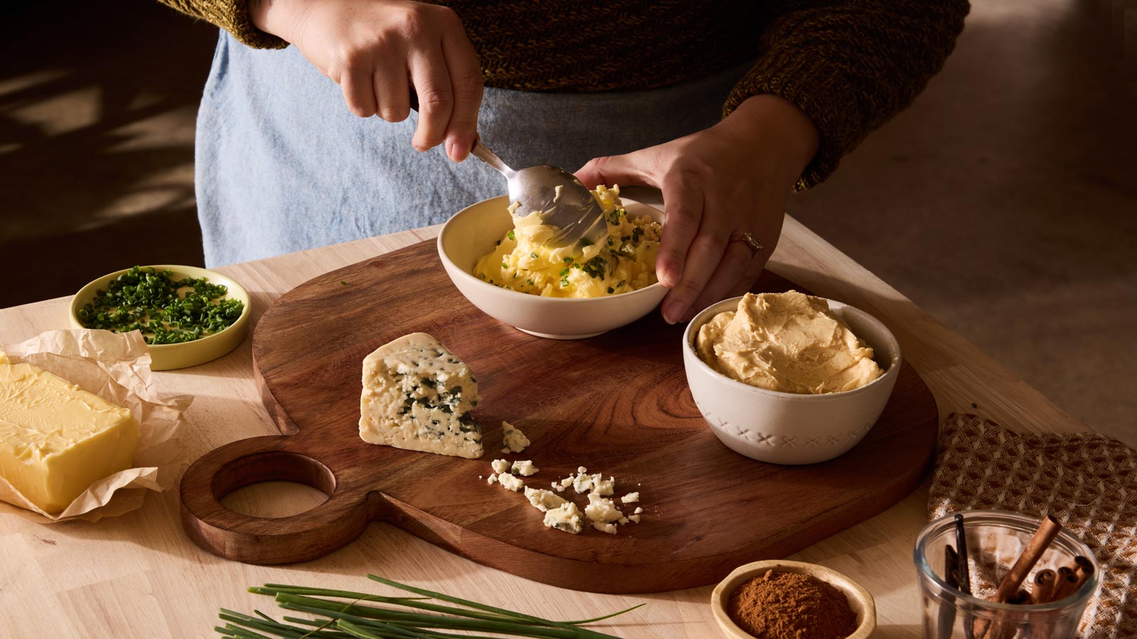 making compound butter