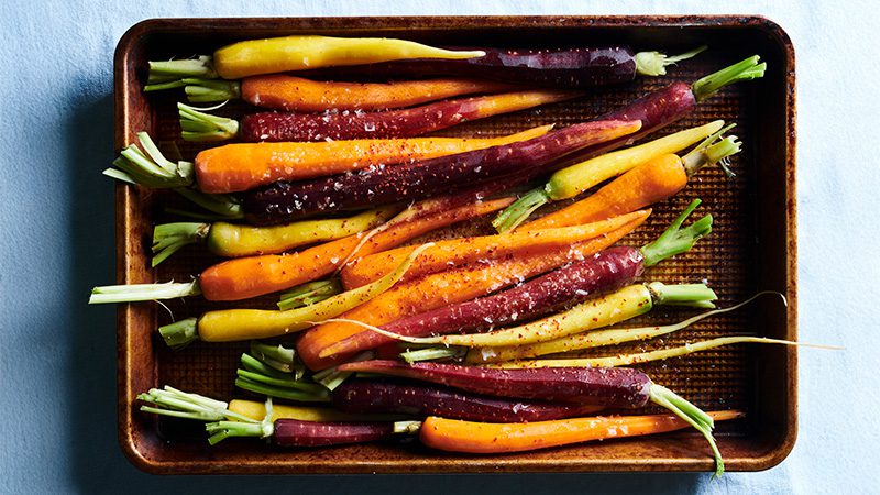 Rainbow carrots