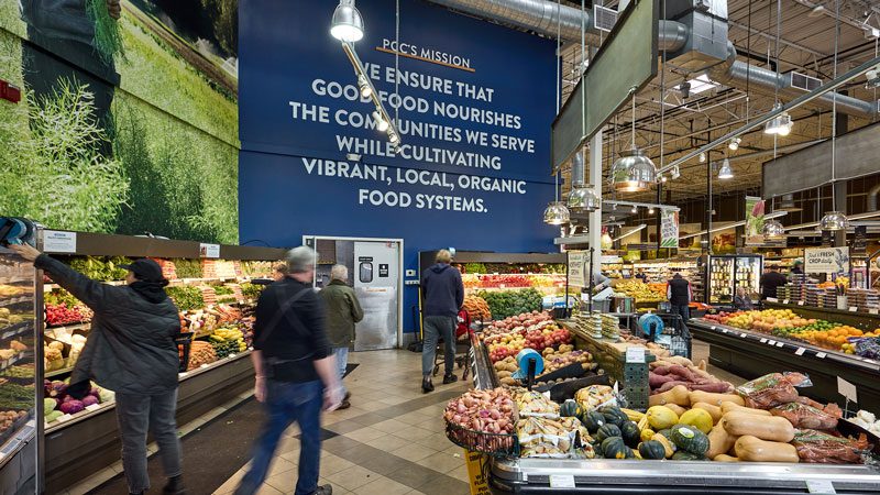 PCC produce department and Issaquah PCC